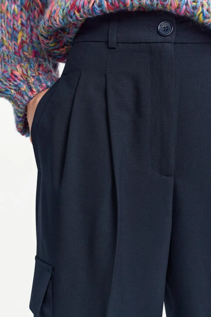 Rich & Royal Anzughose Mit Cargo-Details<Damen Weite Hosen|Business Hosen
