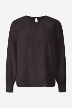 Rich & Royal Ausgestellte Plissee-Bluse<Damen Casual Blusen