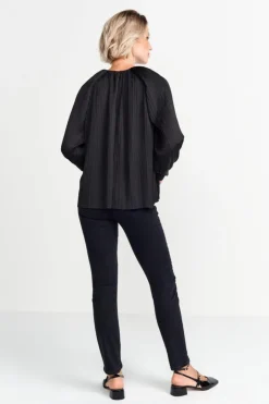Rich & Royal Ausgestellte Plissee-Bluse<Damen Casual Blusen