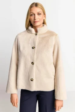 Rich & Royal Übergangsjacke Aus Fake Fur<Damen Felljacken