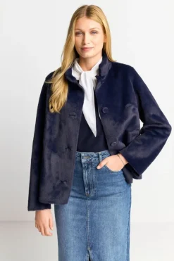 Rich & Royal Übergangsjacke Aus Fake Fur<Damen Felljacken