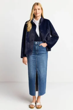 Rich & Royal Übergangsjacke Aus Fake Fur<Damen Felljacken