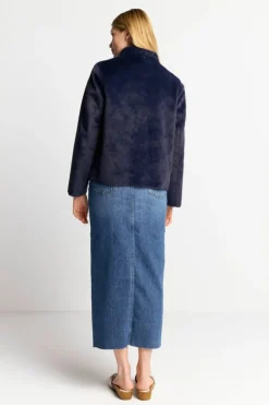 Rich & Royal Übergangsjacke Aus Fake Fur<Damen Felljacken