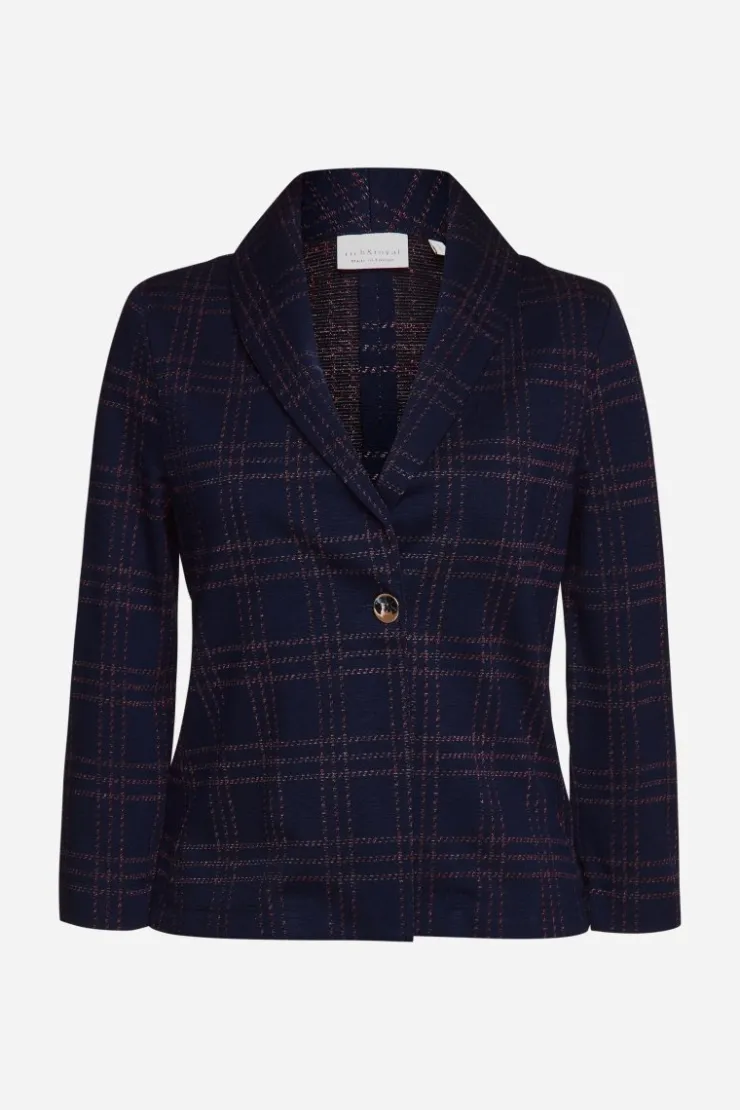 Rich & Royal Blazer Mit Karomuster<Damen Casual Blazer
