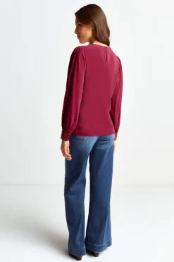 Rich & Royal Bluse Mit Manschetten Aus Spitze<Damen Casual Blusen|Business Blusen