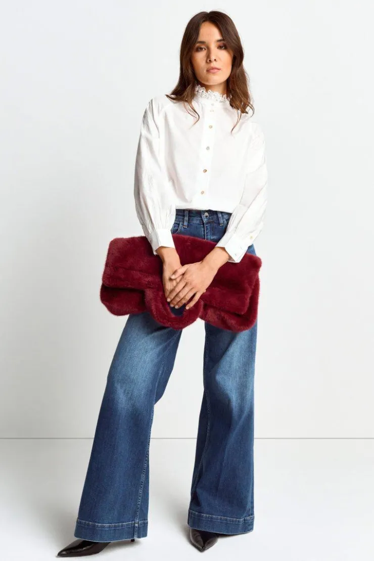 Rich & Royal Bluse Mit Rüschenkragen<Damen Casual Blusen