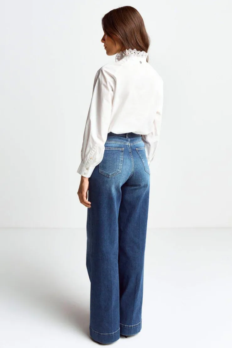 Rich & Royal Bluse Mit Rüschenkragen<Damen Casual Blusen