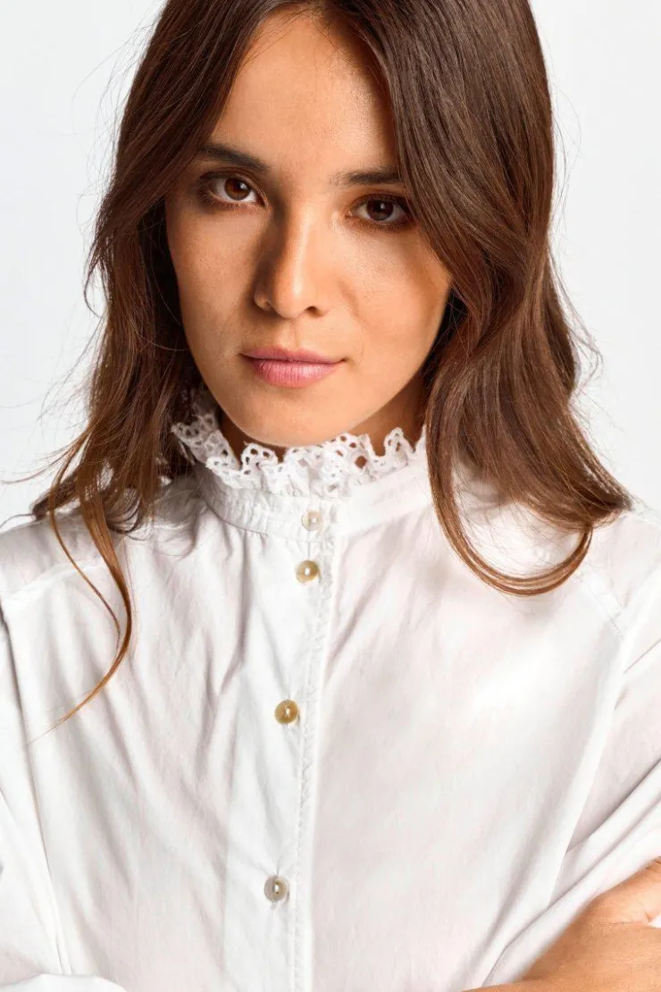 Rich & Royal Bluse Mit Rüschenkragen<Damen Casual Blusen