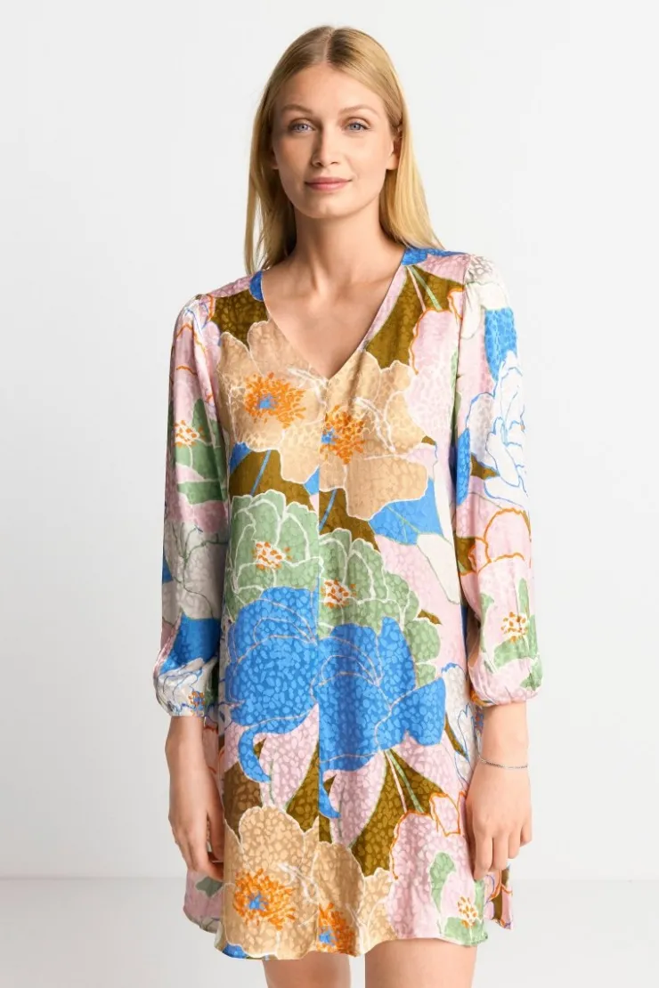 Rich & Royal Blusenkleid Mit Blumenprint<Damen Minikleider