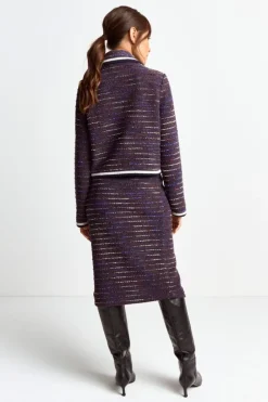 Rich & Royal Bouclé-Jacke Mit Bubikragen<Damen Übergangsjacken|Bouclé-Jacken