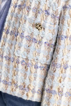 Rich & Royal Bouclé-Jacke Mit Rundhalsausschnitt<Damen Übergangsjacken|Bouclé-Jacken