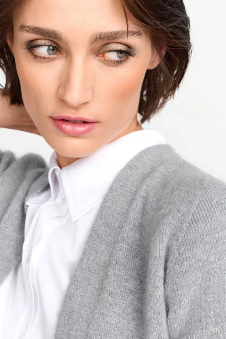 Rich & Royal Cardigan In Softem Wollmix<Damen Cardigans