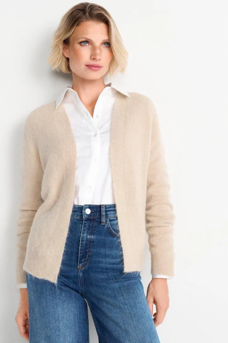 Rich & Royal Cardigan In Softem Wollmix<Damen Cardigans