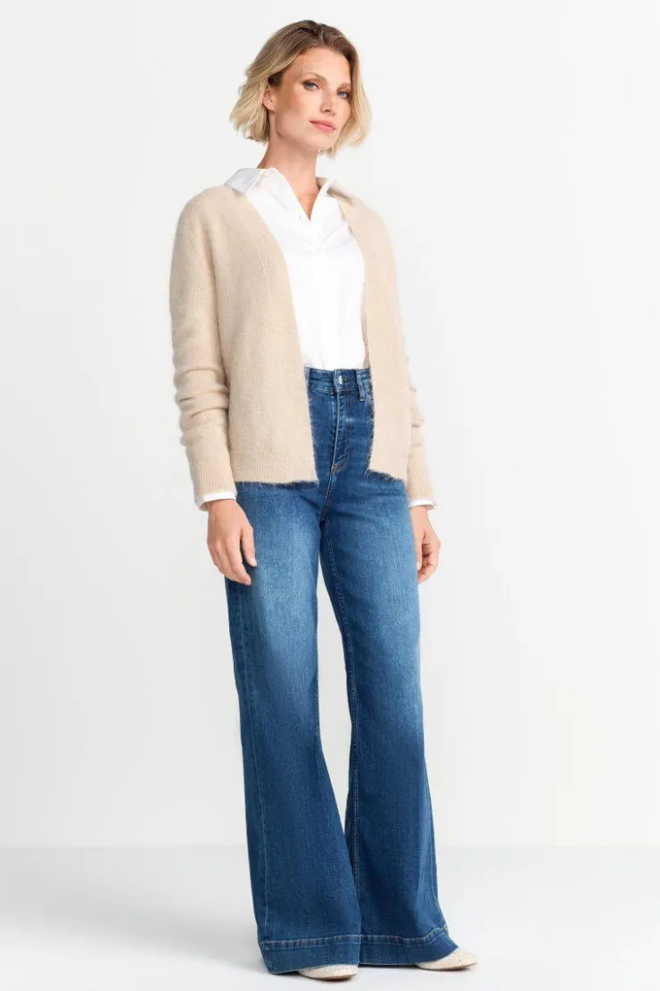 Rich & Royal Cardigan In Softem Wollmix<Damen Cardigans