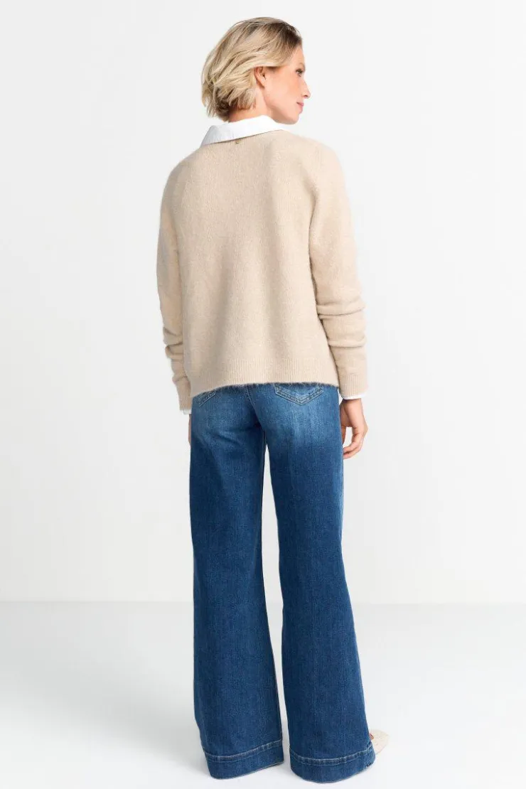 Rich & Royal Cardigan In Softem Wollmix<Damen Cardigans