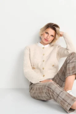 Rich & Royal Cardigan Mit Goldfarbenen Knöpfen<Damen Cardigans