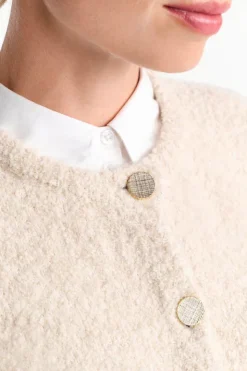 Rich & Royal Cardigan Mit Goldfarbenen Knöpfen<Damen Cardigans