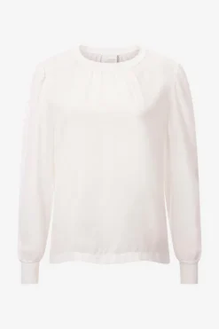 Rich & Royal Chiffonbluse Mit Rundhalsausschnitt<Damen Casual Blusen