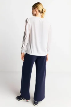 Rich & Royal Chiffonbluse Mit Rundhalsausschnitt<Damen Casual Blusen