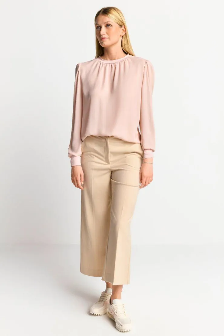 Rich & Royal Chiffonbluse Mit Rundhalsausschnitt<Damen Casual Blusen