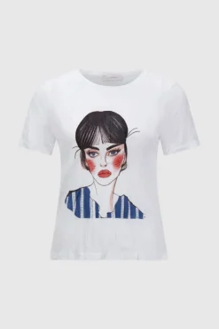 Rich & Royal Crinkle-T-Shirt<Damen T-Shirts