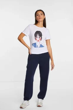 Rich & Royal Crinkle-T-Shirt<Damen T-Shirts