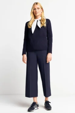 Rich & Royal Culotte Mit Bügelfalte<Damen Weite Hosen|Business Hosen