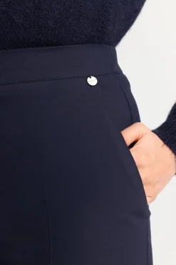 Rich & Royal Culotte Mit Bügelfalte<Damen Weite Hosen|Business Hosen