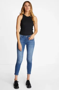 Rich & Royal Denim In Satin-Stretch<Damen Skinny