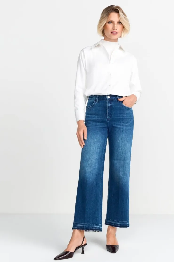 Rich & Royal Denim Mit Ausgefranstem Saum<Damen Wide Leg