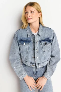 Rich & Royal Denim-Jacke Mit Strassdetails<Damen Übergangsjacken