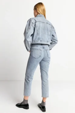 Rich & Royal Denim-Jacke Mit Strassdetails<Damen Übergangsjacken