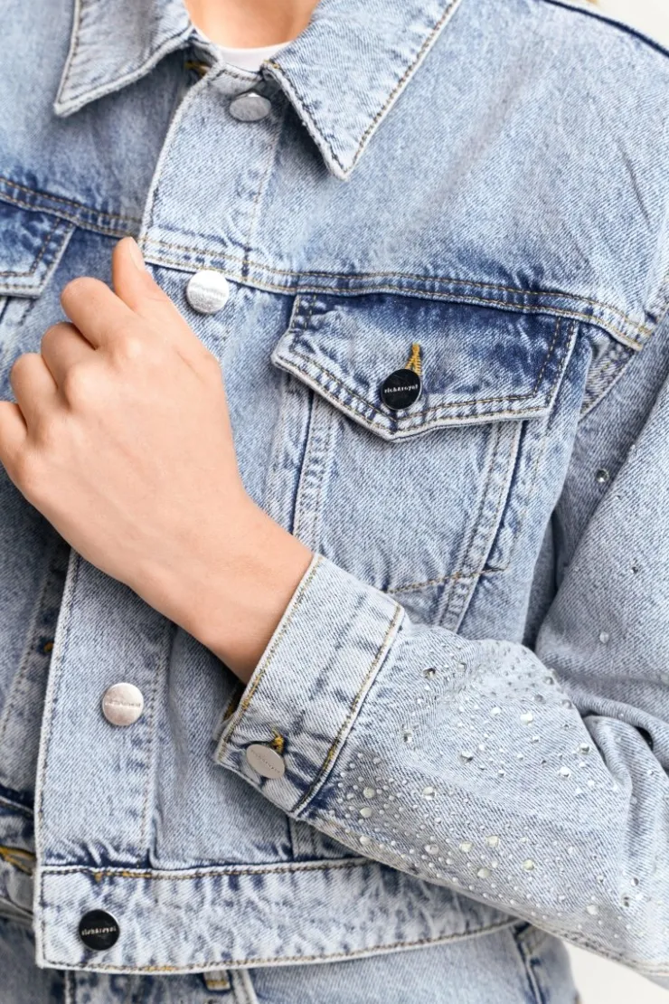 Rich & Royal Denim-Jacke Mit Strassdetails<Damen Übergangsjacken