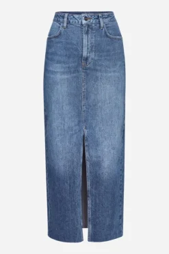 Rich & Royal Denim-Rock In Figurnahem Schnitt<Damen Midiröcke