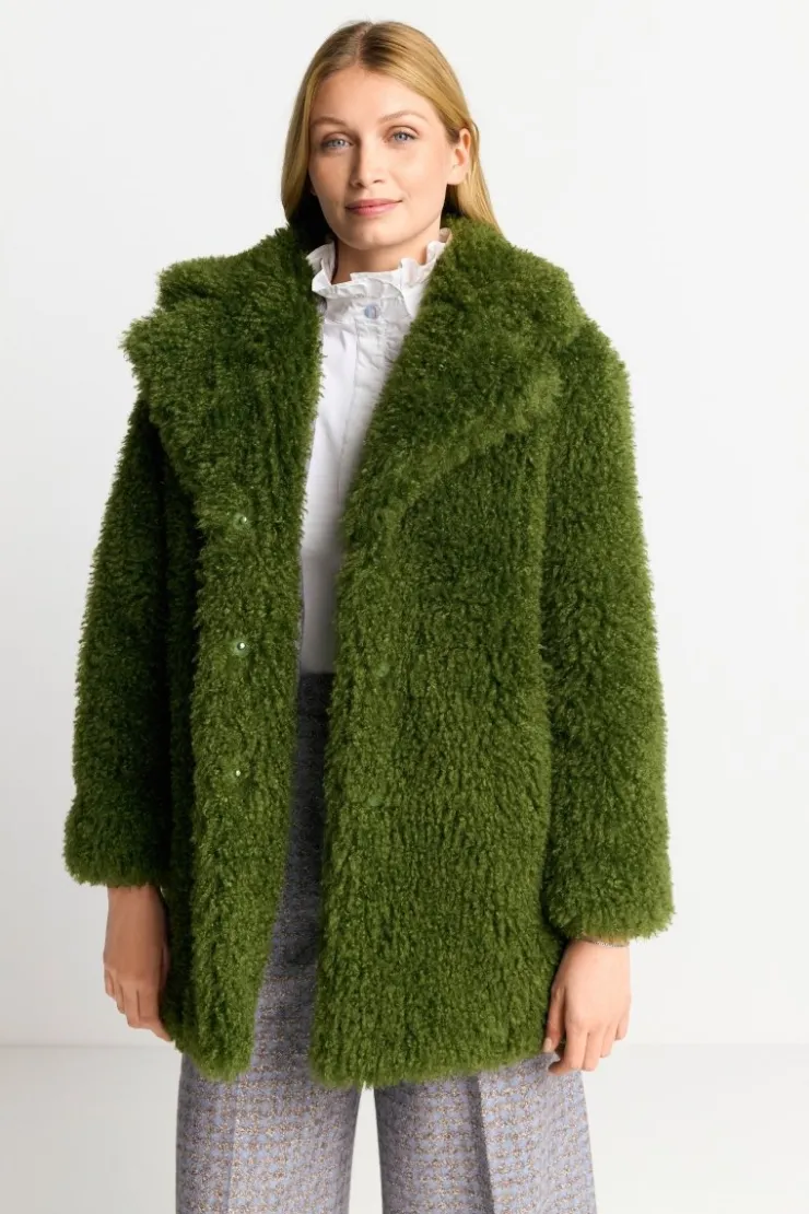 Rich & Royal Fake Fur Mantel<Damen Felljacken