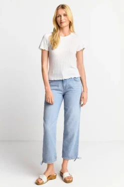 Rich & Royal Figurbetontes Rib-Shirt<Damen T-Shirts