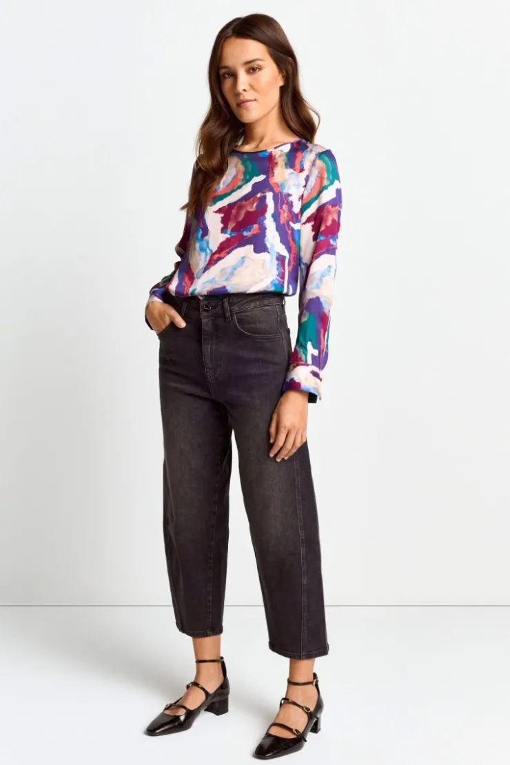 Rich & Royal Fließende Schlupfbluse<Damen Casual Blusen