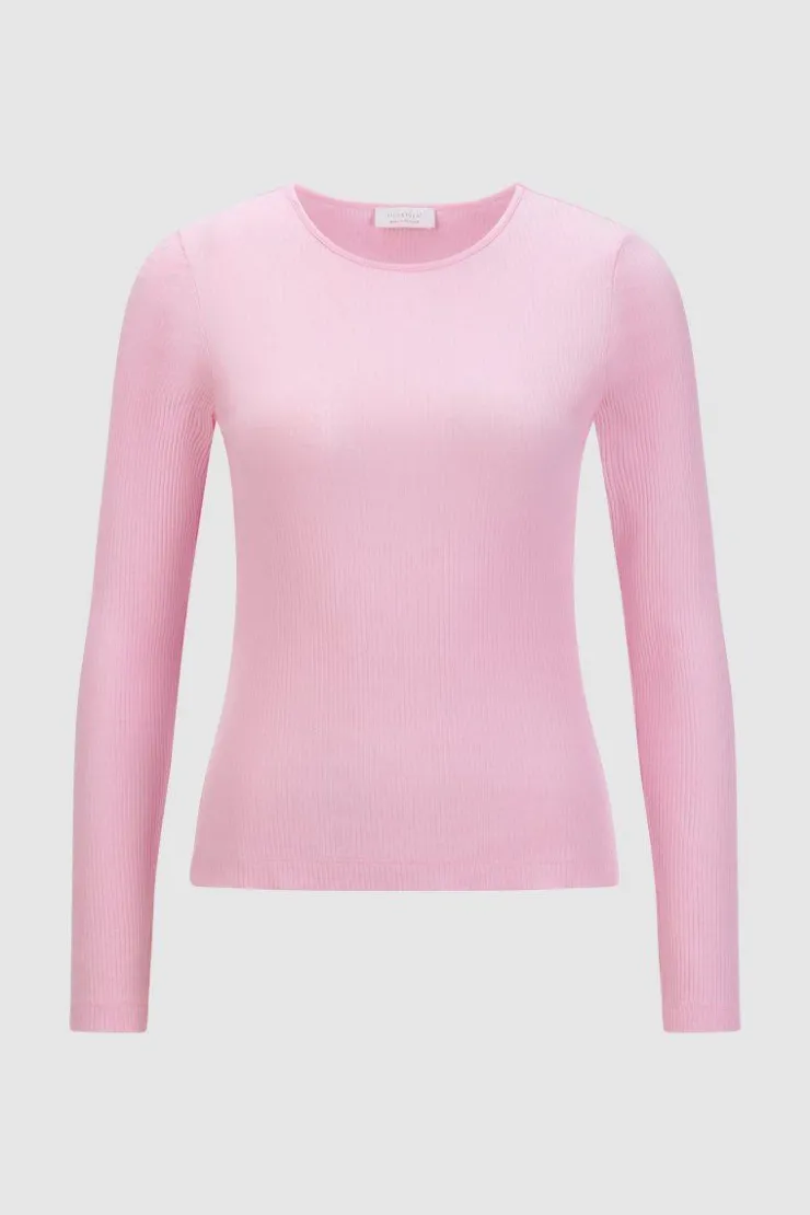 Rich & Royal Geripptes Longsleeve<Damen Longsleeves