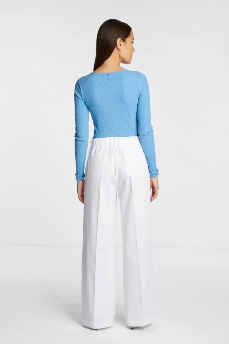 Rich & Royal Geripptes Longsleeve<Damen Longsleeves