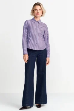 Rich & Royal Gestreifte Hemdbluse<Damen Business Blusen