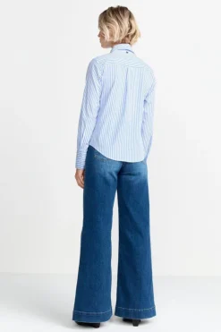 Rich & Royal Gestreifte Hemdbluse<Damen Business Blusen