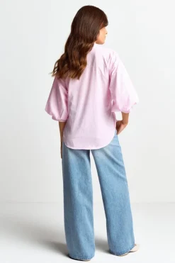 Rich & Royal Gestreifte Wickelbluse<Damen Casual Blusen