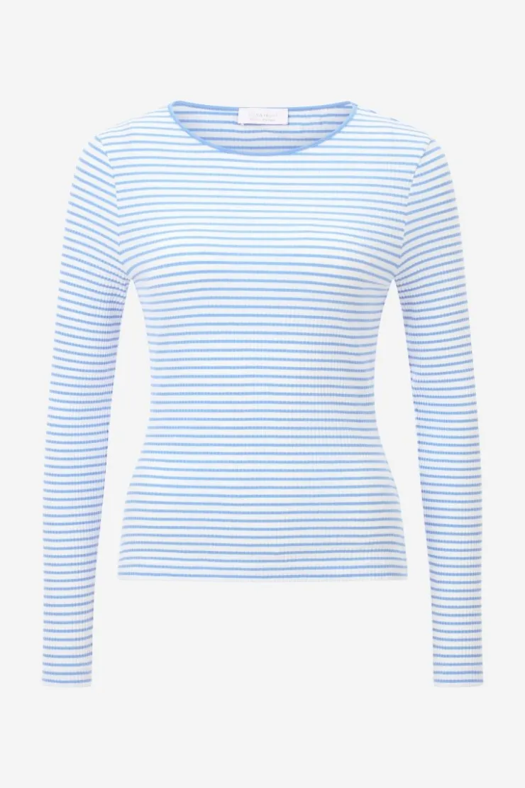 Rich & Royal Gestreiftes Rib-Longsleeve<Damen Longsleeves