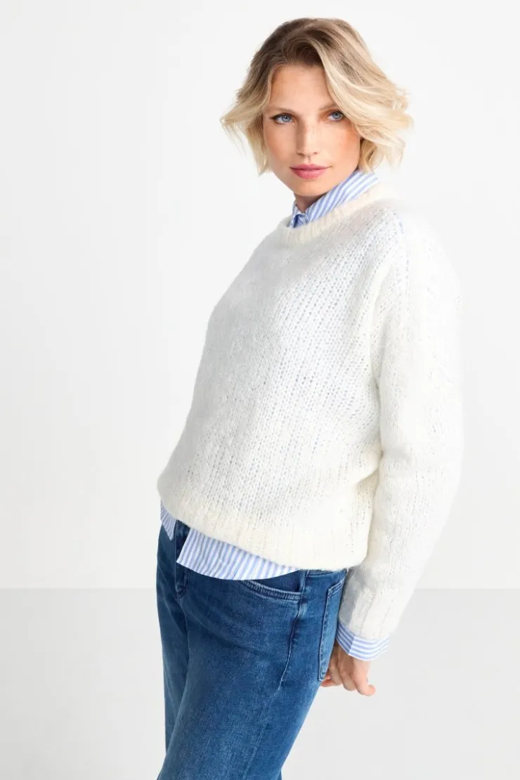Rich & Royal Grobstrickpullover Mit Rundhalsausschnitt<Damen Pullover
