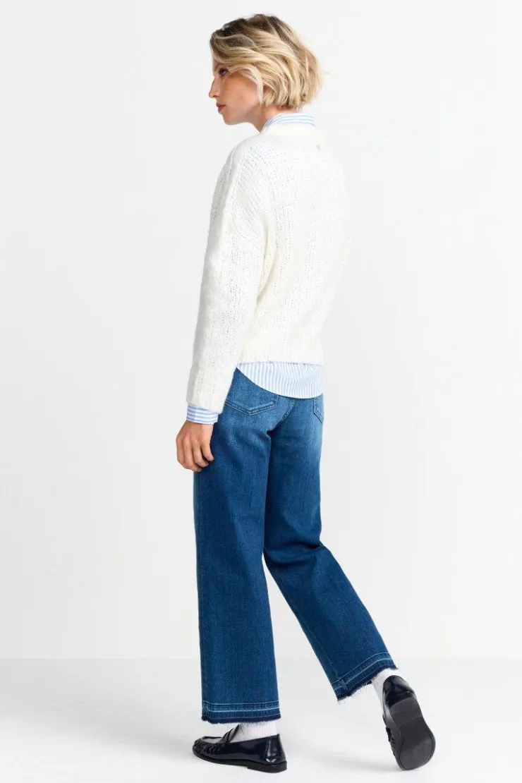 Rich & Royal Grobstrickpullover Mit Rundhalsausschnitt<Damen Pullover