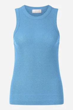 Rich & Royal Hellblaues Rib-Tanktop<Damen Tops