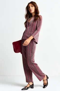 Rich & Royal Hose Mit Glitzereffekt<Damen Schmale Hosen