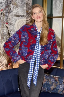 Rich & Royal Jacke Mit Floralem Muster<Damen Felljacken|Übergangsjacken