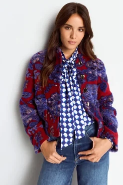 Rich & Royal Jacke Mit Floralem Muster<Damen Felljacken|Übergangsjacken