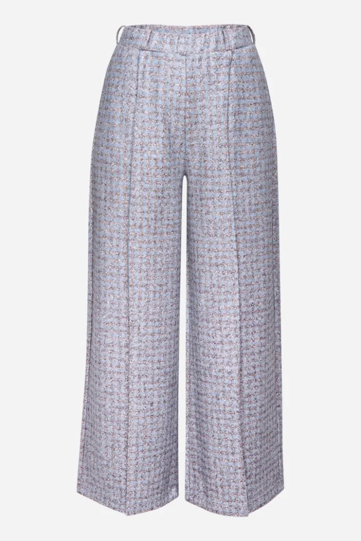 Rich & Royal Karierte Culotte Aus Wollmix<Damen Weite Hosen|Business Hosen